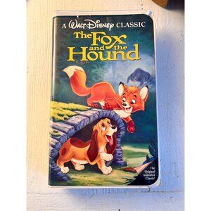 Walt Disney's The Fox And The Hound VHS Tape Classic Animated Vintage Movie
